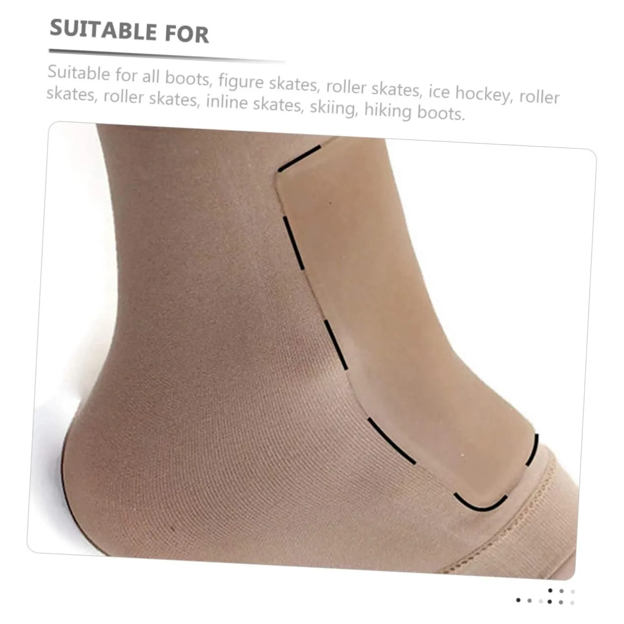 1 Pair Ankle Support Sleeves for Men Women Protective Gel Covers for Ice Skating Hockey Hiking Skiing Skin Friendly Ankle Brace Reduces Pressure