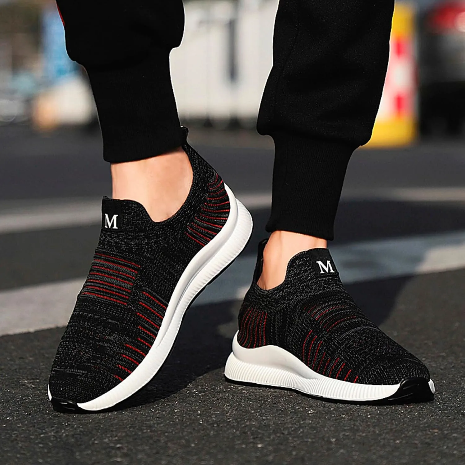 8cm Men's Elevator Shoes Men's Casual Mesh Trainers Lightweight Breathable Lace Up Sports Mens Sneaker Boots Size 13