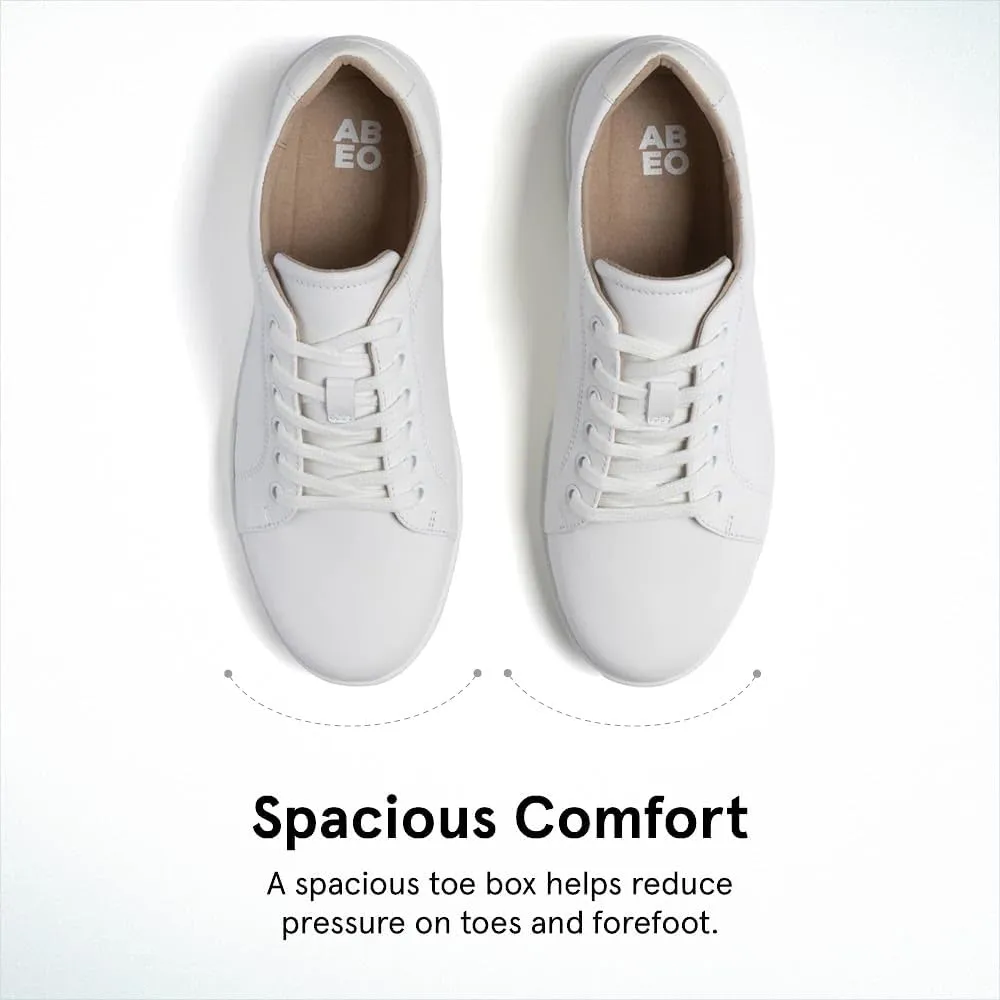 ABEO Addie Women's Metatarsal Fashion Sneakers with High Arch Support, Comfortable Fashion Sneakers for Metatarsalgia, Ball of Foot Pain Relief with Removable Metatarsal Pad - Casual Shoes