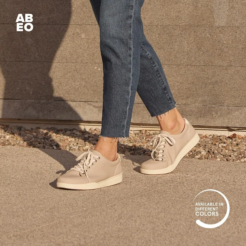 ABEO Addie Women's Metatarsal Fashion Sneakers with High Arch Support, Comfortable Fashion Sneakers for Metatarsalgia, Ball of Foot Pain Relief with Removable Metatarsal Pad - Casual Shoes