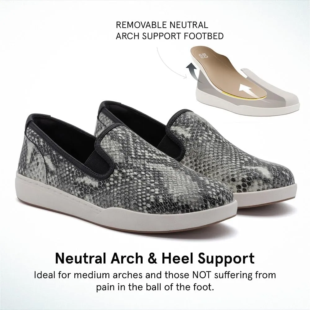 ABEO Encore Slip On Sneakers for Women | Arch Support Sneakers for Women | Built-in Orthotic Insole