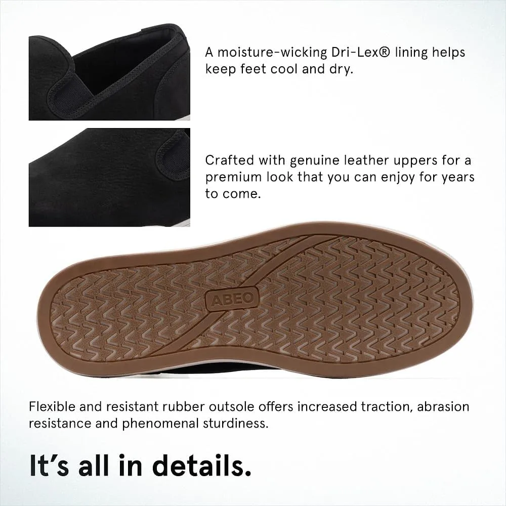 ABEO Encore Slip On Sneakers for Women | Arch Support Sneakers for Women | Built-in Orthotic Insole