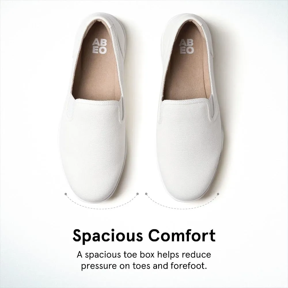 ABEO Encore Slip On Sneakers for Women | Arch Support Sneakers for Women | Built-in Orthotic Insole