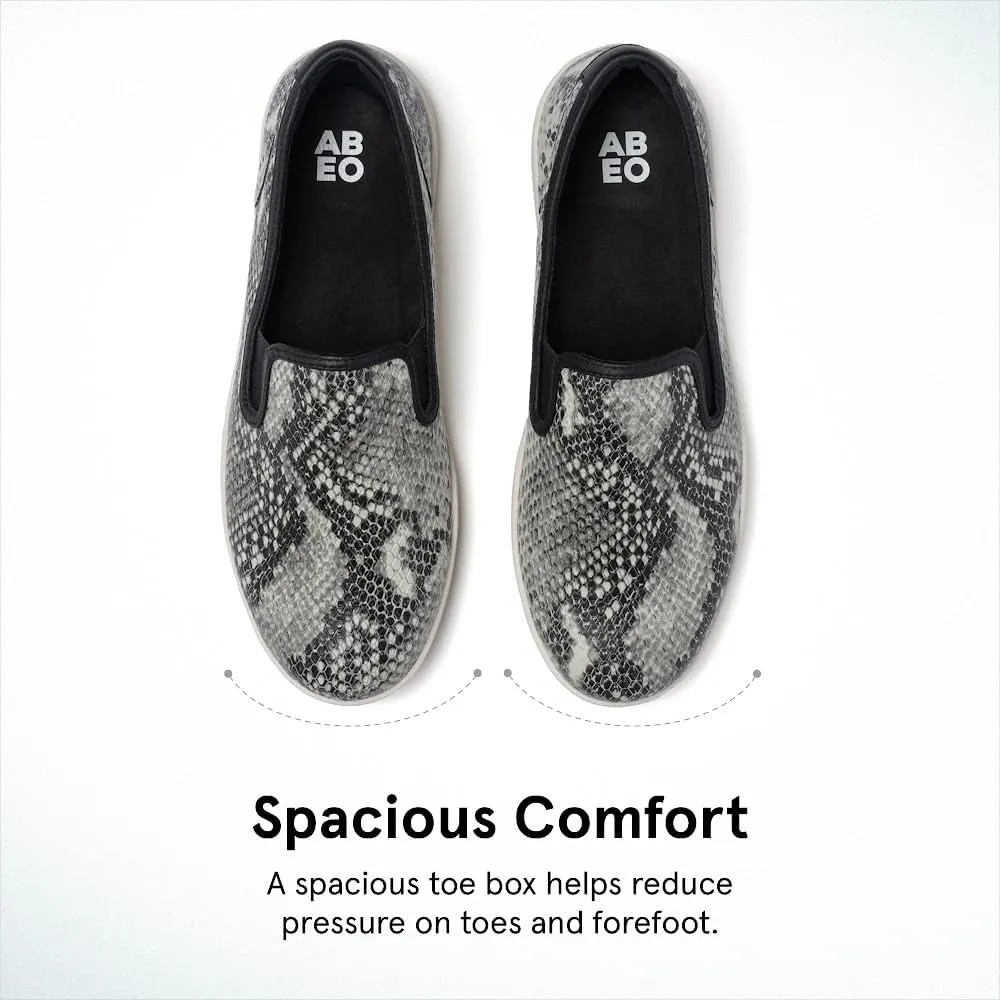 ABEO Encore Slip On Sneakers for Women | Arch Support Sneakers for Women | Built-in Orthotic Insole