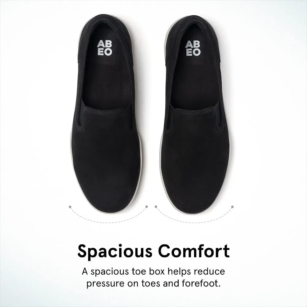 ABEO Encore Slip On Sneakers for Women | Arch Support Sneakers for Women | Built-in Orthotic Insole