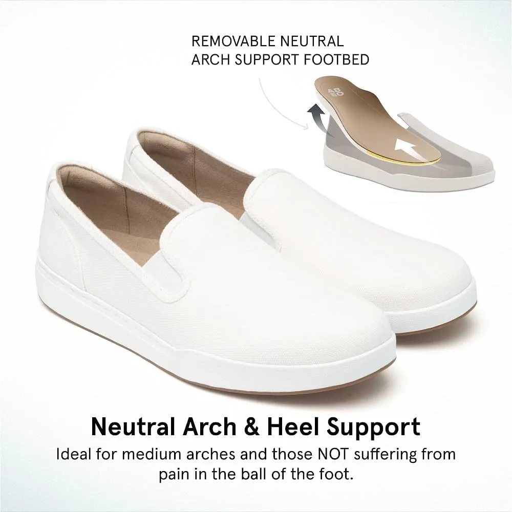 ABEO Encore Slip On Sneakers for Women | Arch Support Sneakers for Women | Built-in Orthotic Insole