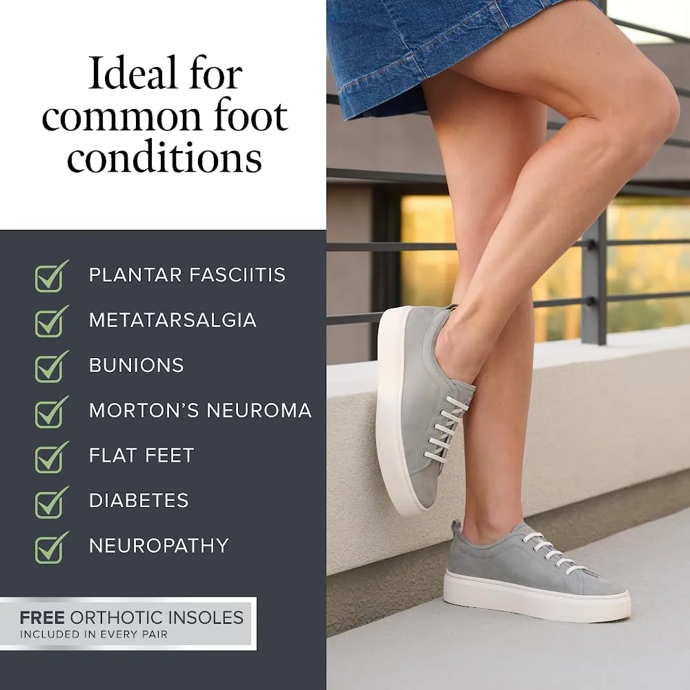 ABEO Jumpstreet Bungee Sneakers for Women | Arch Support | No-tie | Ball of Foot Pain Relief | Built-in Metatarsal Pads | Foot Cushions
