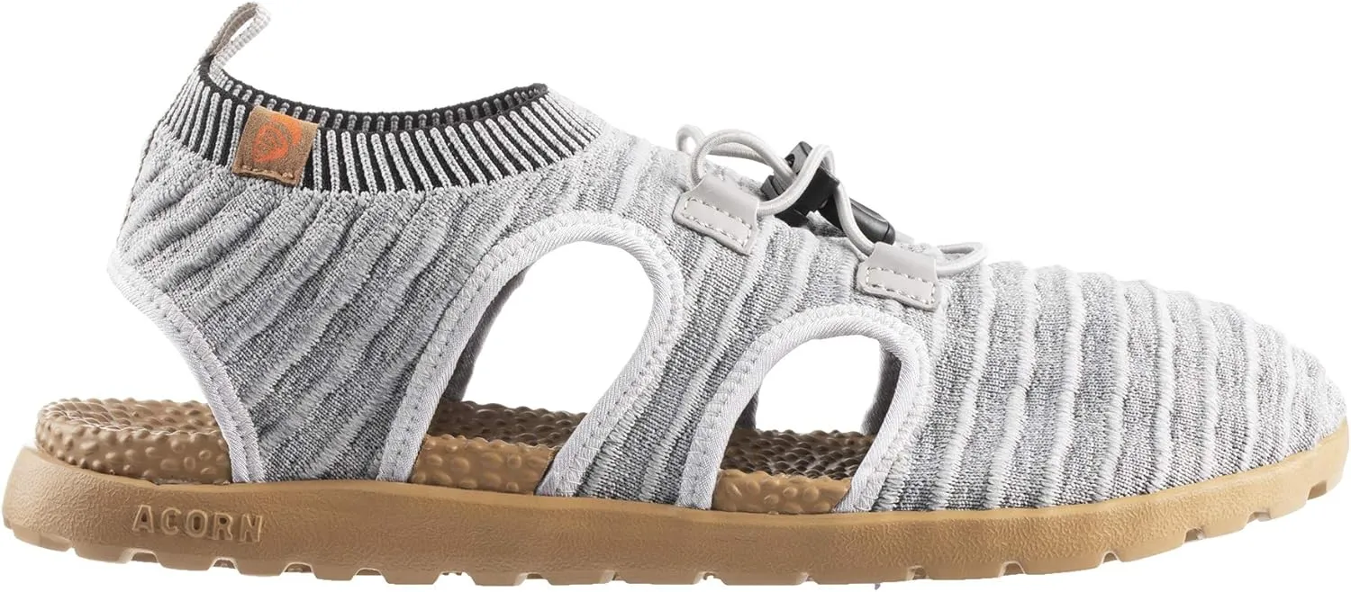Acorn Men's Everywear Casco Sandal, Lightweight with a Cushioned Footbed and a Soft Knit Fabric