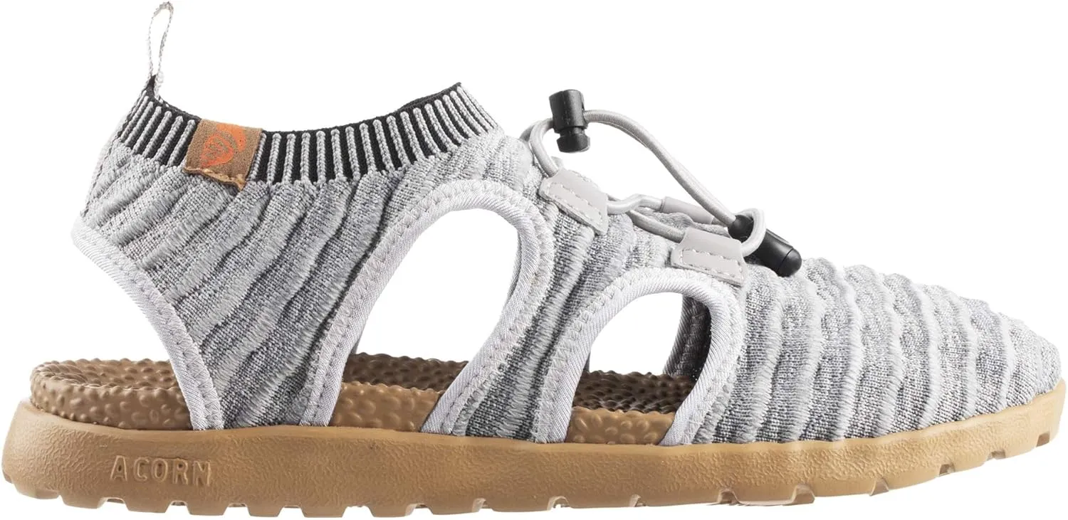 Acorn Women's Everywear Casco Sandal, lightweight with a cushioned footbed and a soft knit fabric