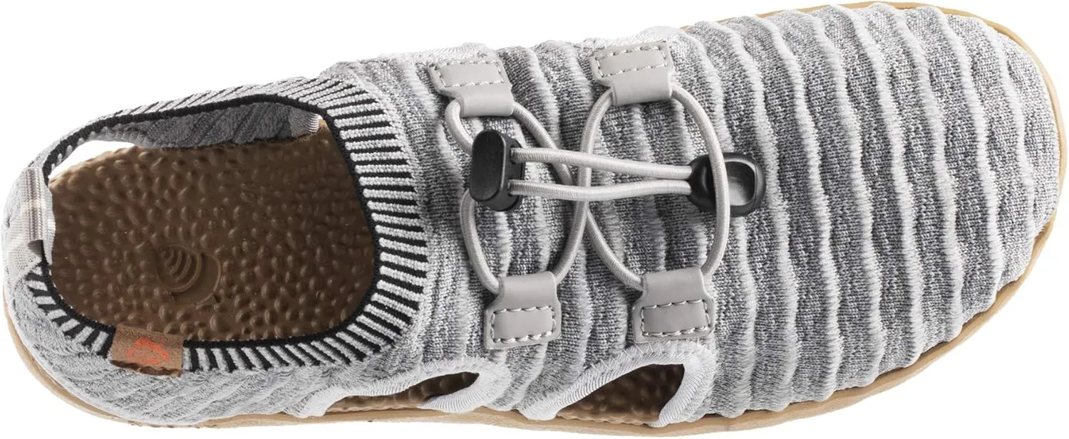Acorn Women's Everywear Casco Sandal, lightweight with a cushioned footbed and a soft knit fabric