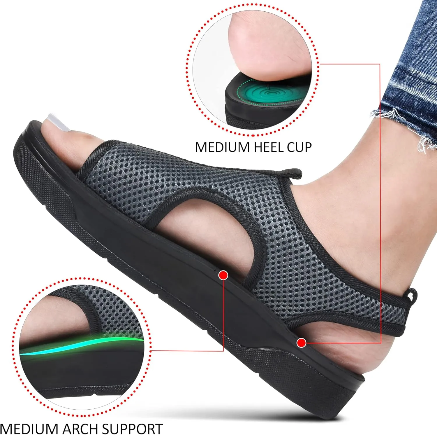 AEROTHOTIC Hiking Darin Women’s Summer Comfort Back Strap Sandals