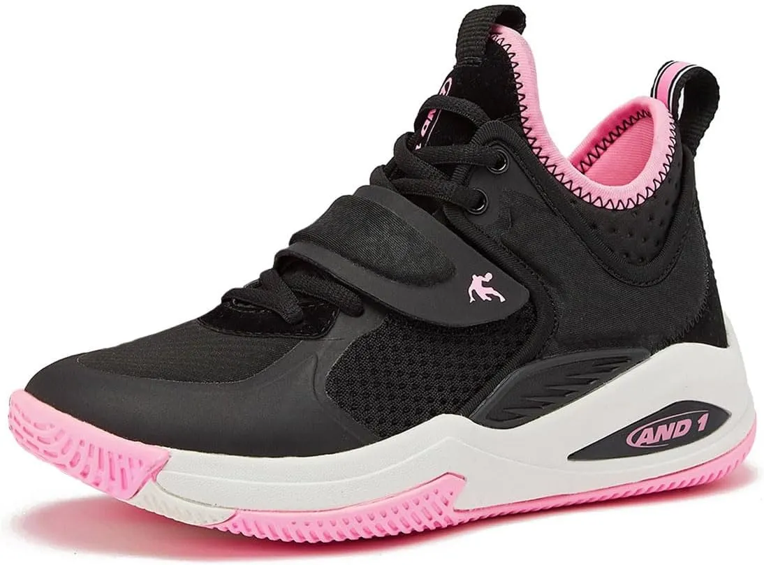 AND1 Boys & Girls Basketball Shoes, Cool Kids Basketball Sneakers, Size Little Kid 11 to Big Kid 7 Mid or High Top Sneakers for Boys