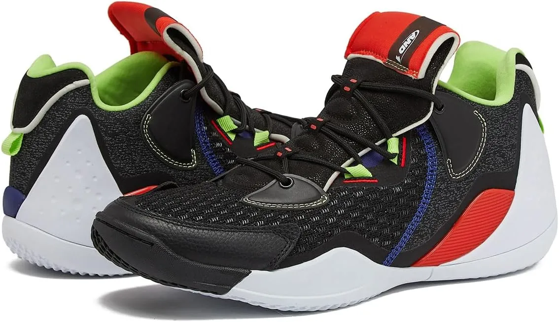 AND1 Override Men’s Basketball Shoes, Indoor or Outdoor Basketball Sneakers for Men, Street or Court, Size 7 to 16