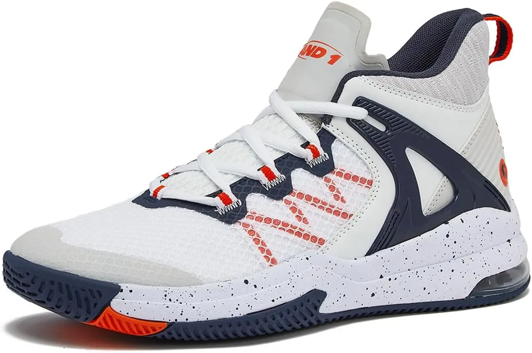 AND1 Turnaround Men’s Basketball Shoes, Indoor or Outdoor Basketball Sneakers for Men, Street or Court, Sizes 7-16