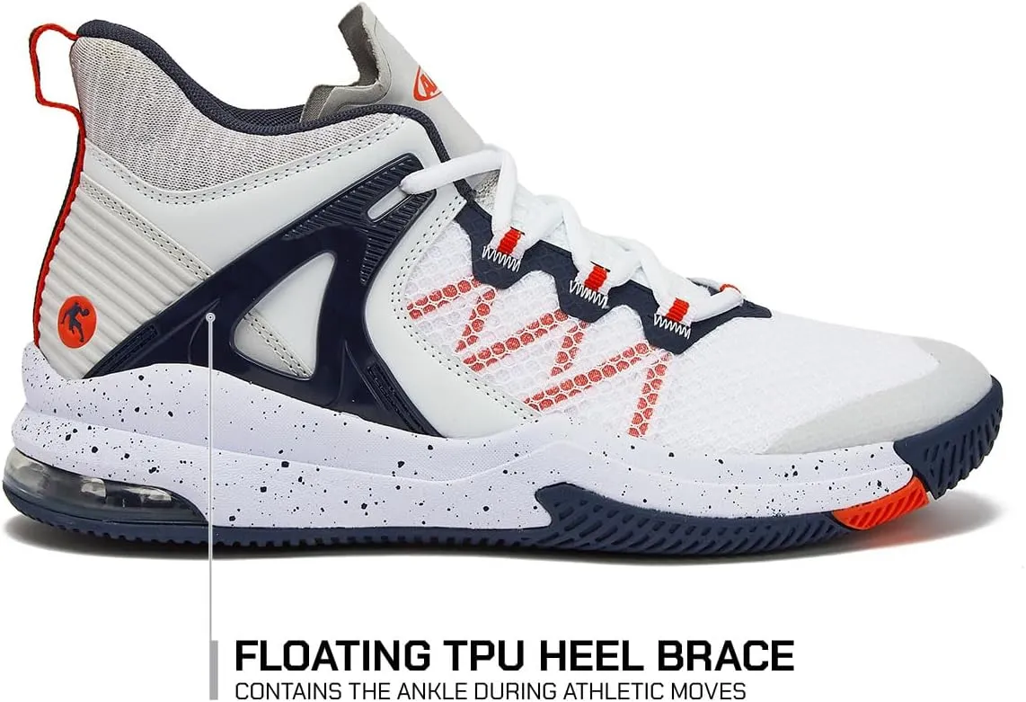 AND1 Turnaround Men’s Basketball Shoes, Indoor or Outdoor Basketball Sneakers for Men, Street or Court, Sizes 7-16