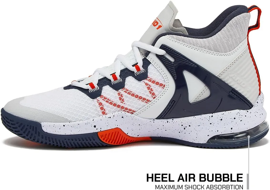 AND1 Turnaround Men’s Basketball Shoes, Indoor or Outdoor Basketball Sneakers for Men, Street or Court, Sizes 7-16