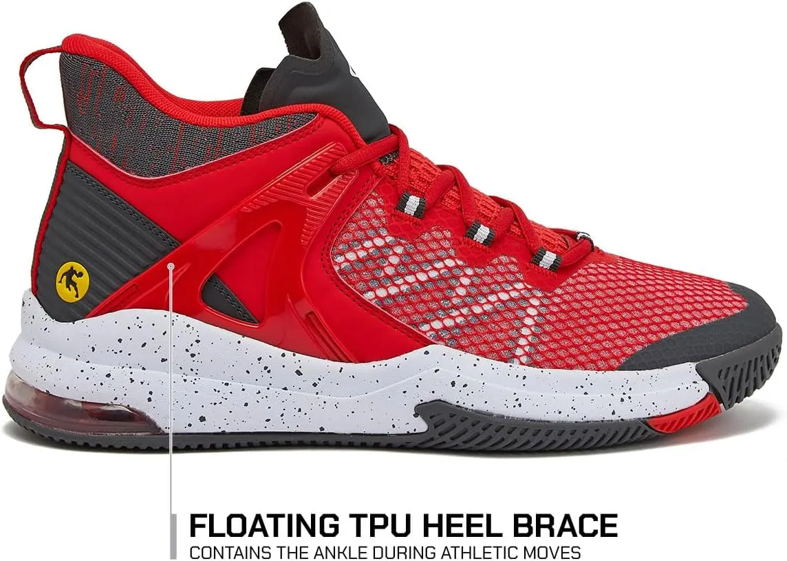 AND1 Turnaround Men’s Basketball Shoes, Indoor or Outdoor Basketball Sneakers for Men, Street or Court, Sizes 7-16