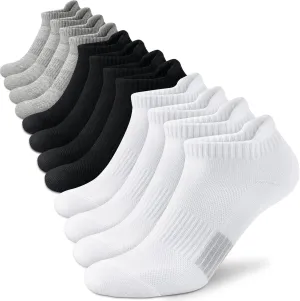 Ankle Socks Womens Athletic Running Comfort Cushioned 3/5/6Pairs