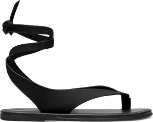 Ankle Strap Flat Sandals for Women Comfortable Lace Up T-Strap Slip on Flip Flops Flats Ladies Fashion Cute Thong Sandals Summer Soft Flip Flops Sandals