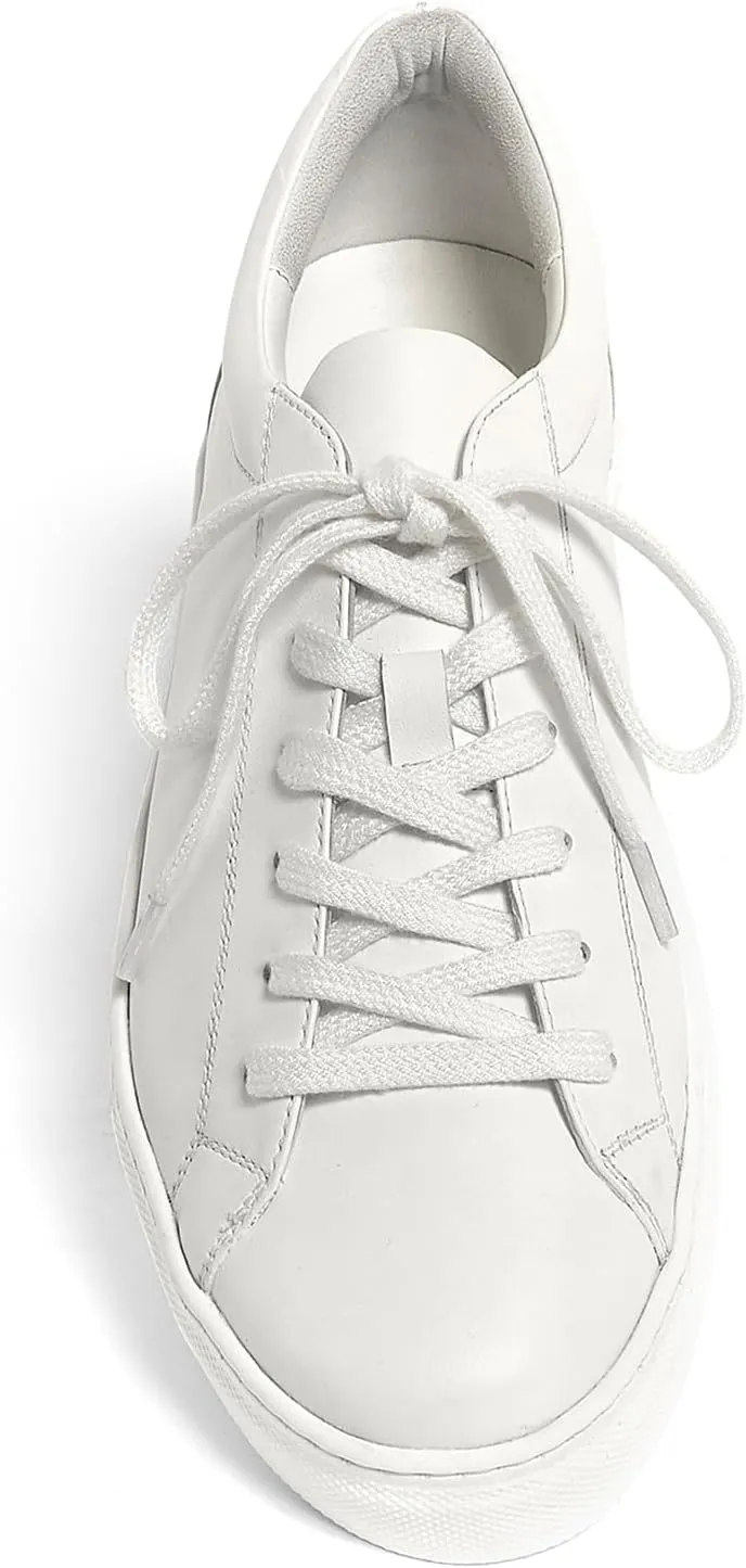 Anthony Veer Emily Low-Top Leather Sneakers for Women | Strobel Construction | Removable Foam Insole