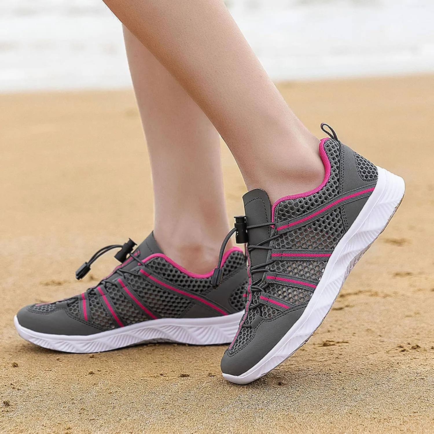 Aqua Shoes Mens Womens Quick Dry Water Swim Beach Pool Surf Hiking Kayaking Diving Yoga Barefoot Outdoor Sports Design