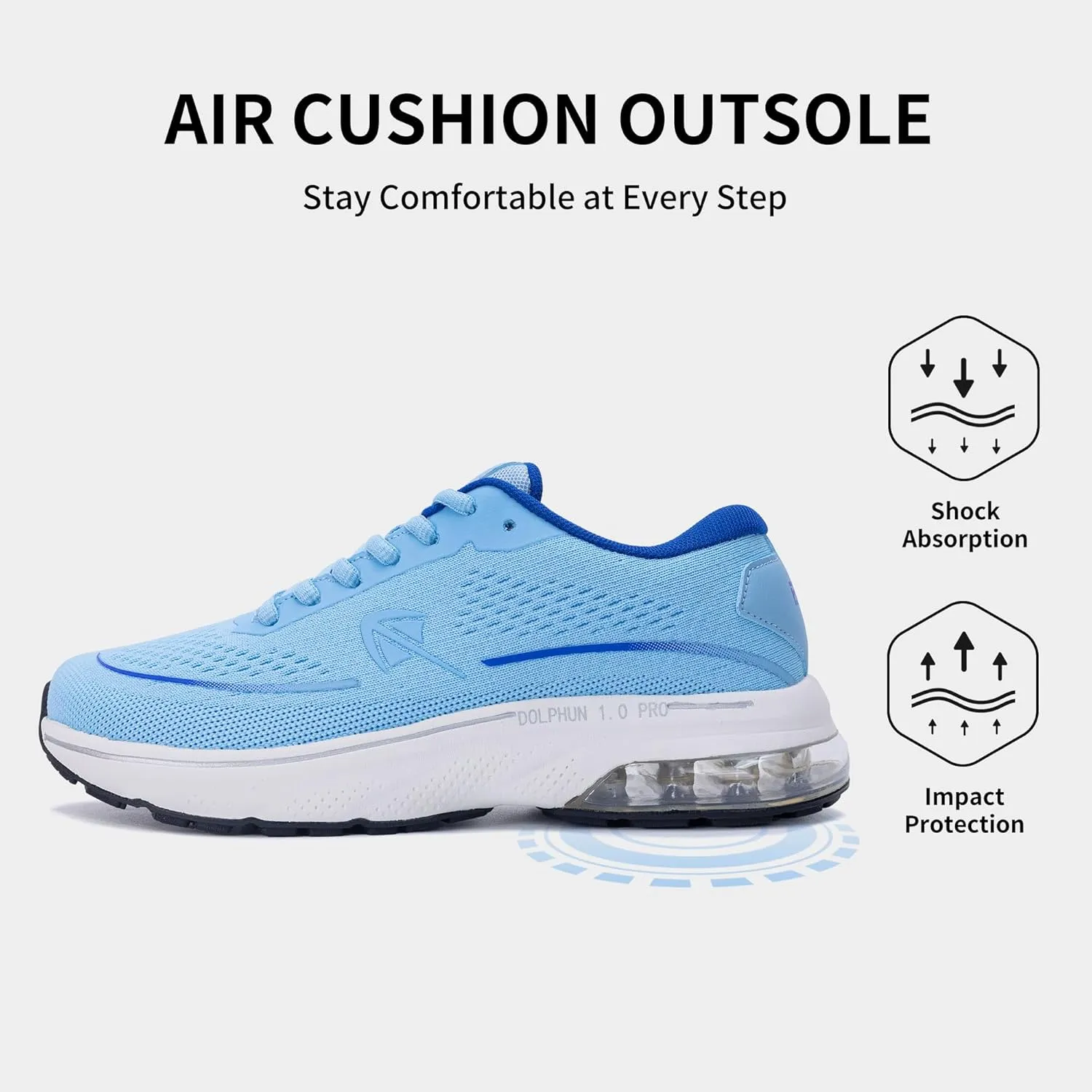 Autper Women's Running Shoes Wide Toe Box Sneakers Women Air Comfortable Arch Support Walking Tennis Athletic Shoes for Jogging Workout Gym Sports US6-11