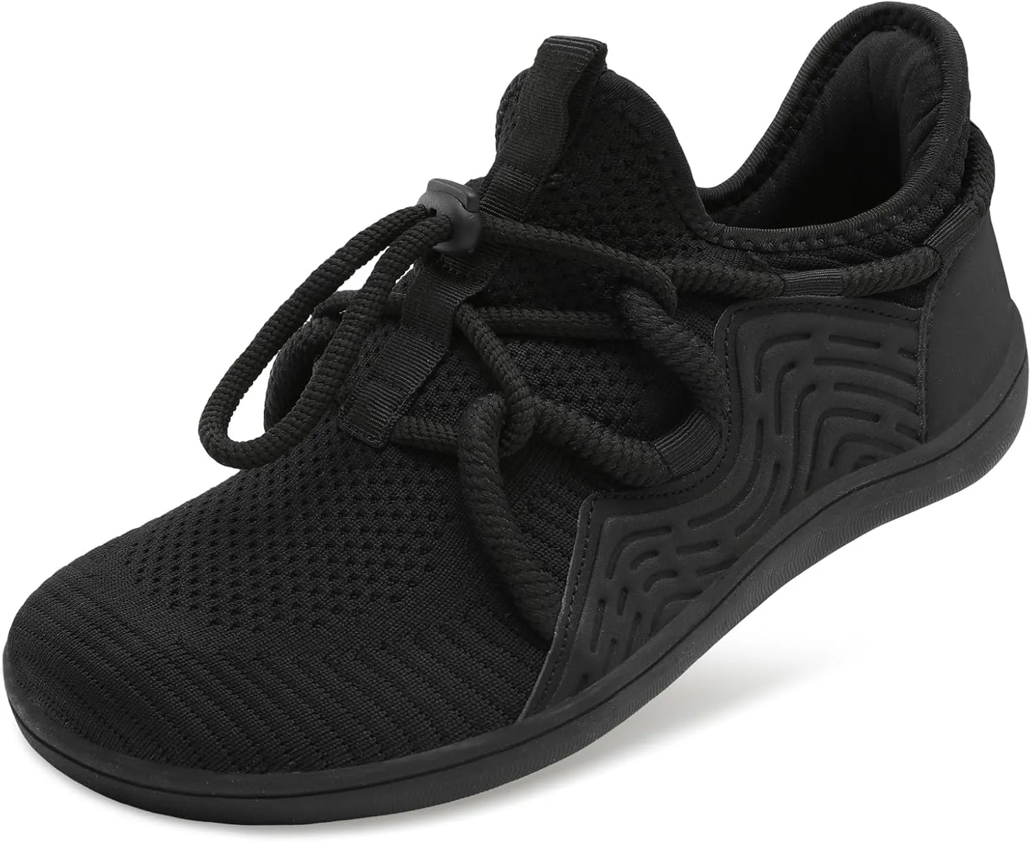 BARERUN Men's Walking Shoes Wide Diabetic Shoes Barefoot Running Lightweight Breathable Adjustable Arthritis Edema Neuropathy Workout Gym Tennis Office Cushioned Fashion Sneakers