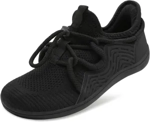 BARERUN Men's Walking Shoes Wide Diabetic Shoes Barefoot Running Lightweight Breathable Adjustable Arthritis Edema Neuropathy Workout Gym Tennis Office Cushioned Fashion Sneakers