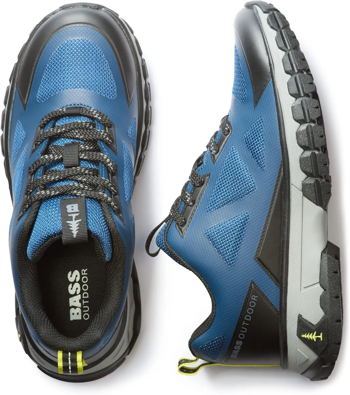 BASS OUTDOOR Women's Peak Seamless Hiking Shoes – Lace-up Trail Sneakers