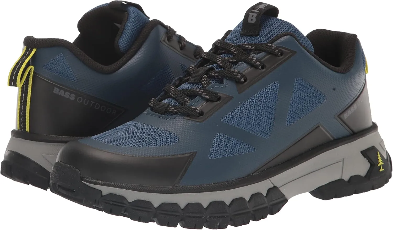 BASS OUTDOOR Women's Peak Seamless Hiking Shoes – Lace-up Trail Sneakers