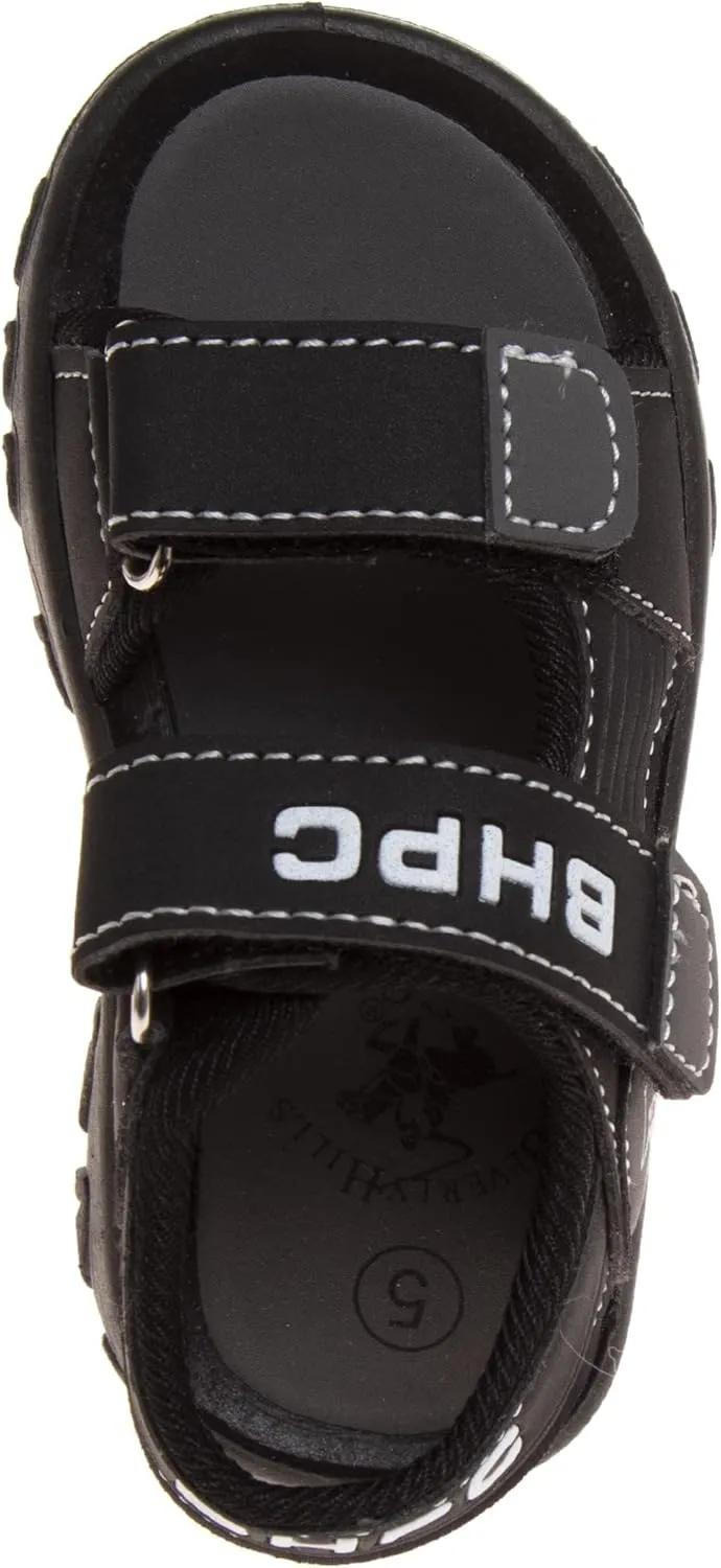 Beverly Hills Polo Club Boy's Sports Active Sandals Open Toe Athletic Summer Shoe