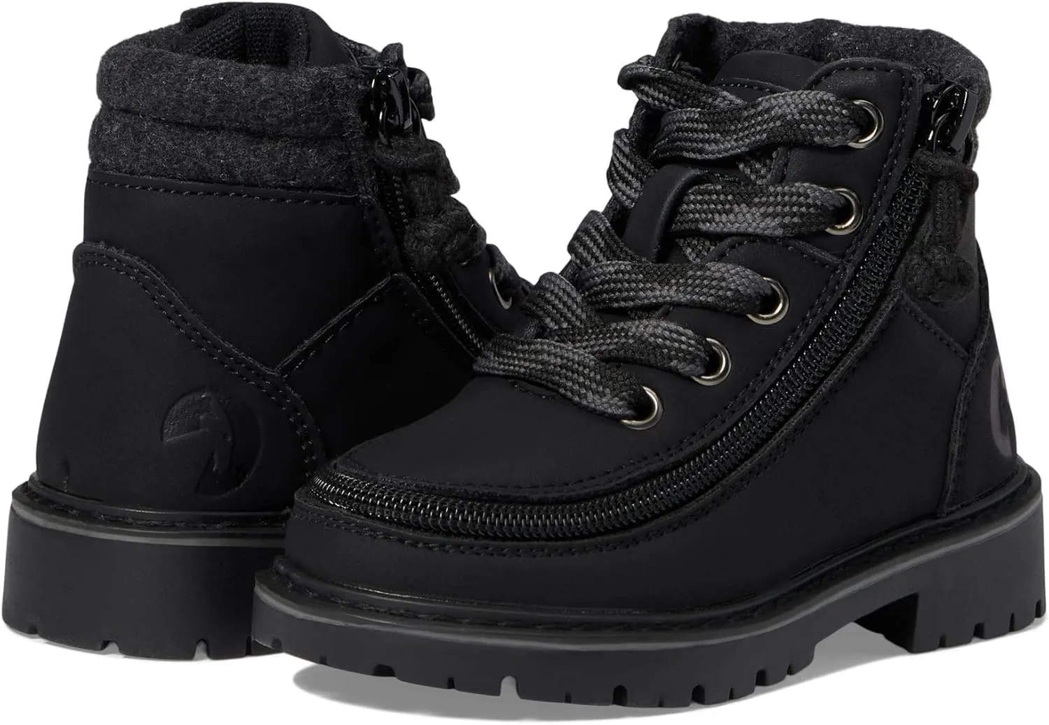 BILLY Footwear Kids Lugs Ii Boots for Toddler and Little Kids -Leather Upper, Woven Textile Insole, and Rubber Outsole for Traction