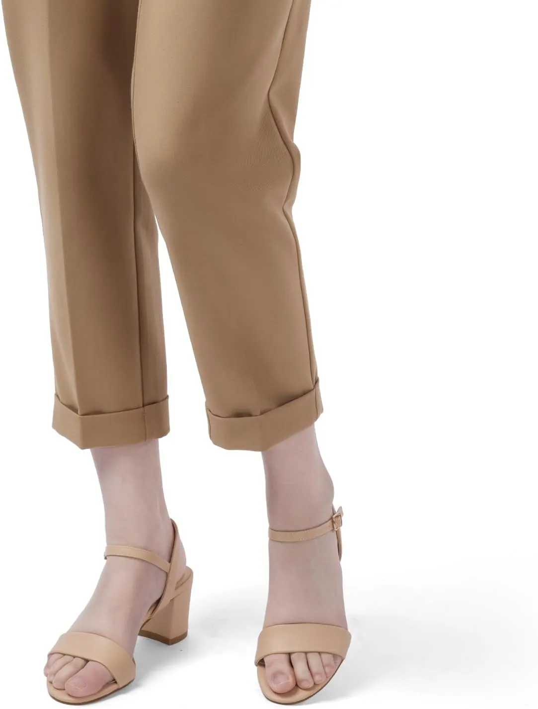 Block Heel Sandals for Women, Comfortable Open Toe Low Chunky Heels