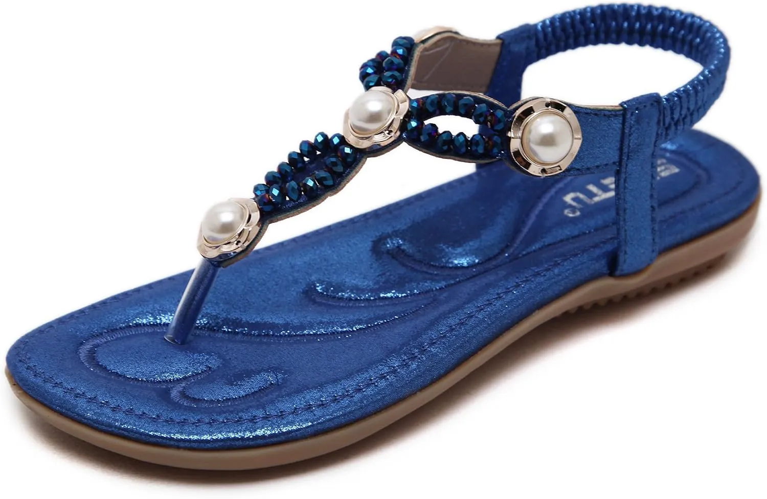 Bohemian Glitter Summer Flat Sandals Prime Thongs Flip Flop Shoes