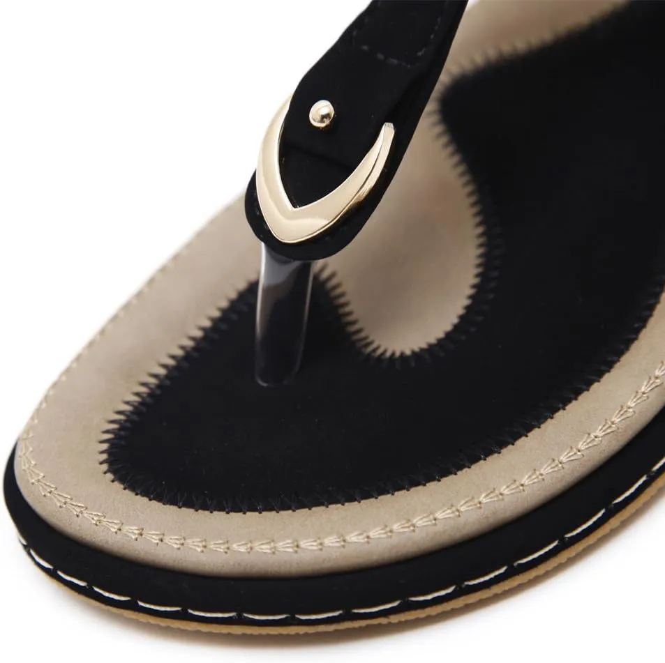 Bohemian Glitter Summer Flat Sandals Prime Thongs Flip Flop Shoes
