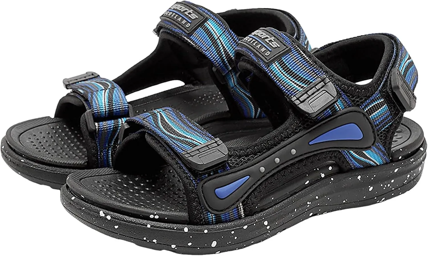 Boys' Sandals Kids Summer Fashion Open-toe Casual Shoes Adjustable Printed Straps Lightweight Outdoor Beach Sandals