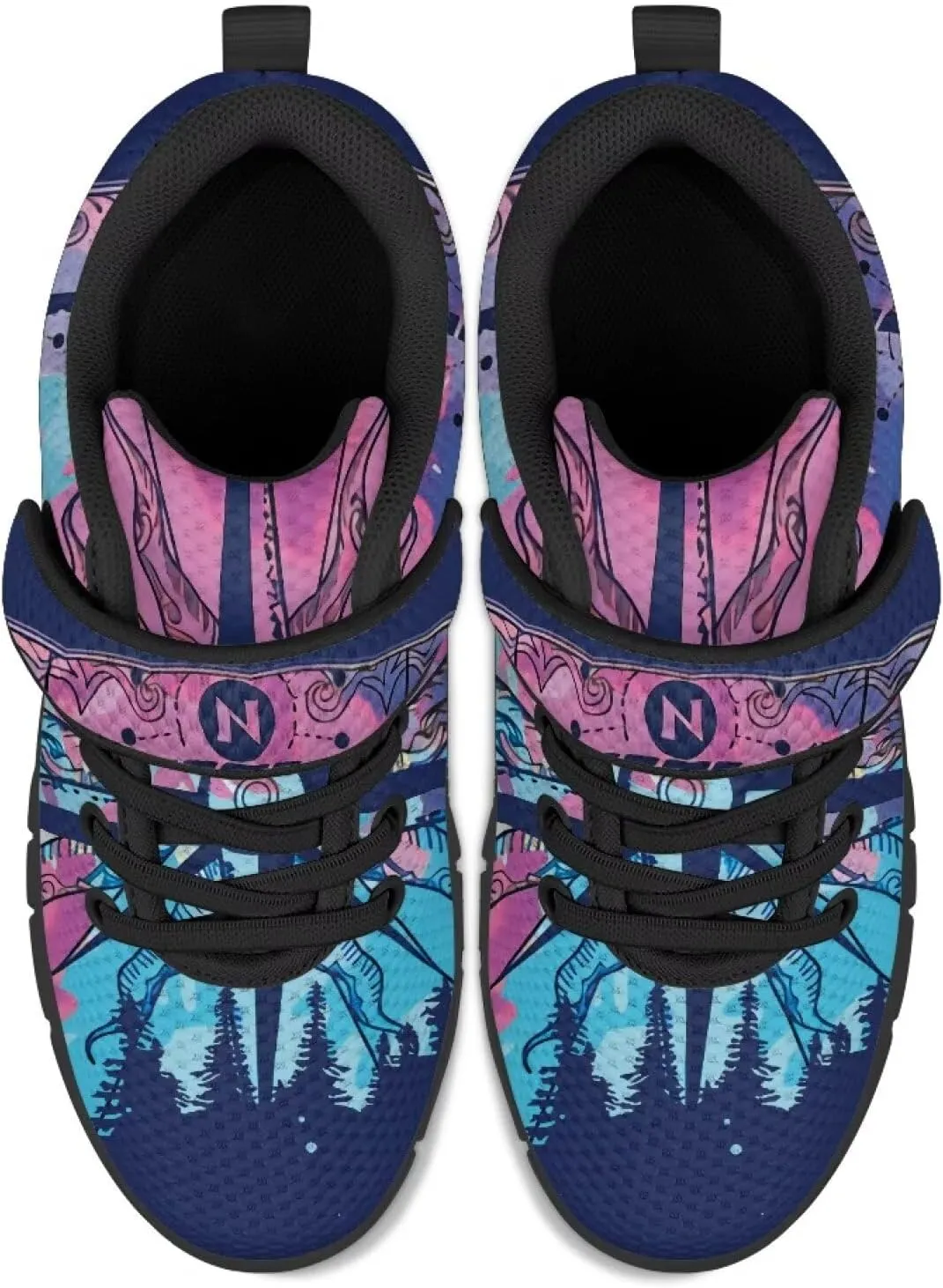 Boys Tennis Shoes Beathable Mesh Gym Athletic Shoes for Daily Wear