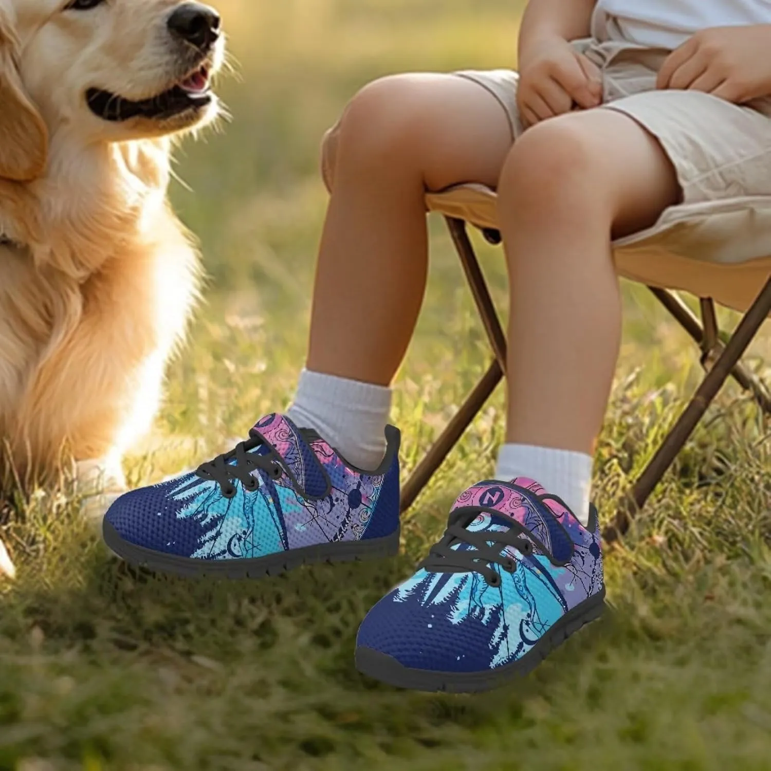 Boys Tennis Shoes Beathable Mesh Gym Athletic Shoes for Daily Wear