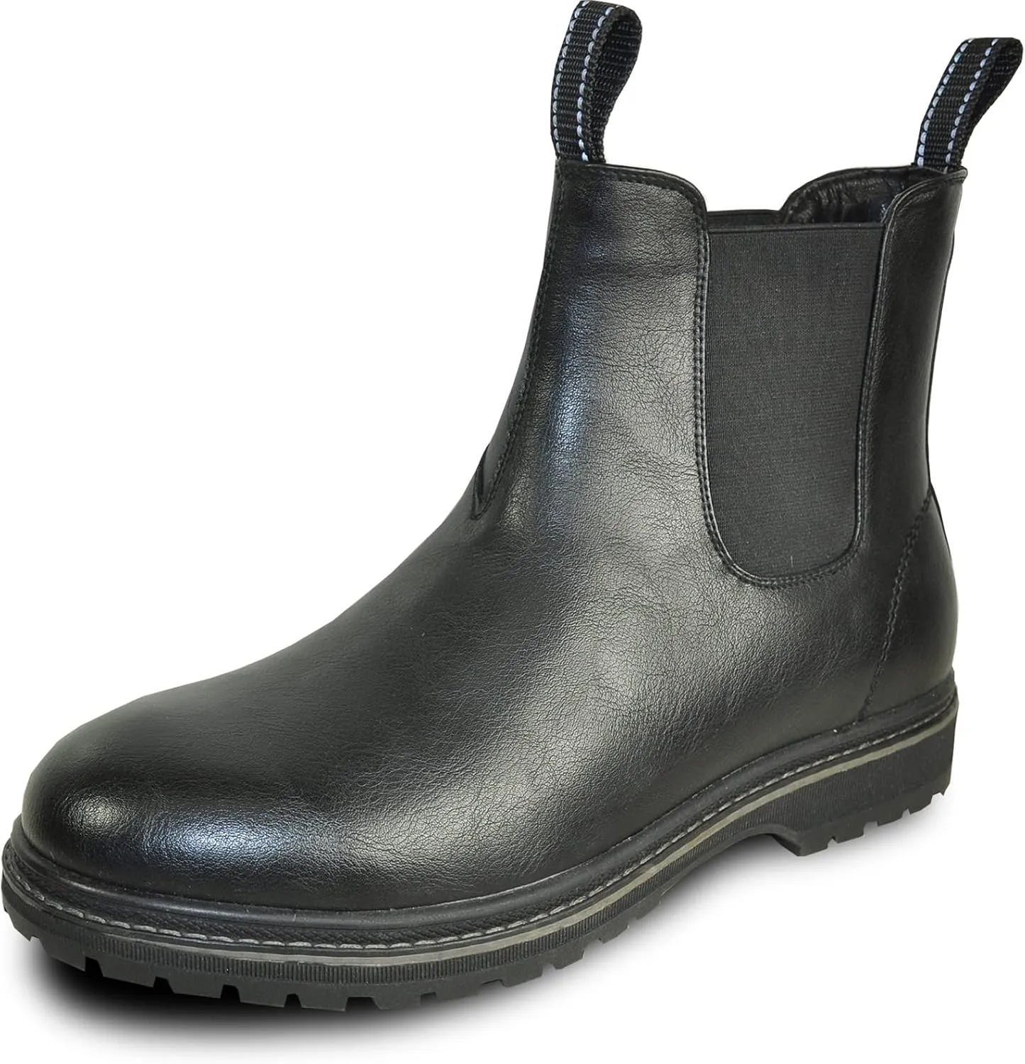 bravo! Men Waterproof Winter Boot MARK Fur Boot Double Zipper or Double Gore or Hook-and-Loop Black Brown Men Size 7 to 13