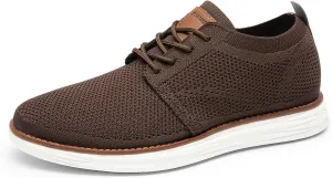 Bruno Marc Men's KnitFlex Breeze Mesh Sneakers Oxfords Lace-Up Lightweight Casual Walking Shoes