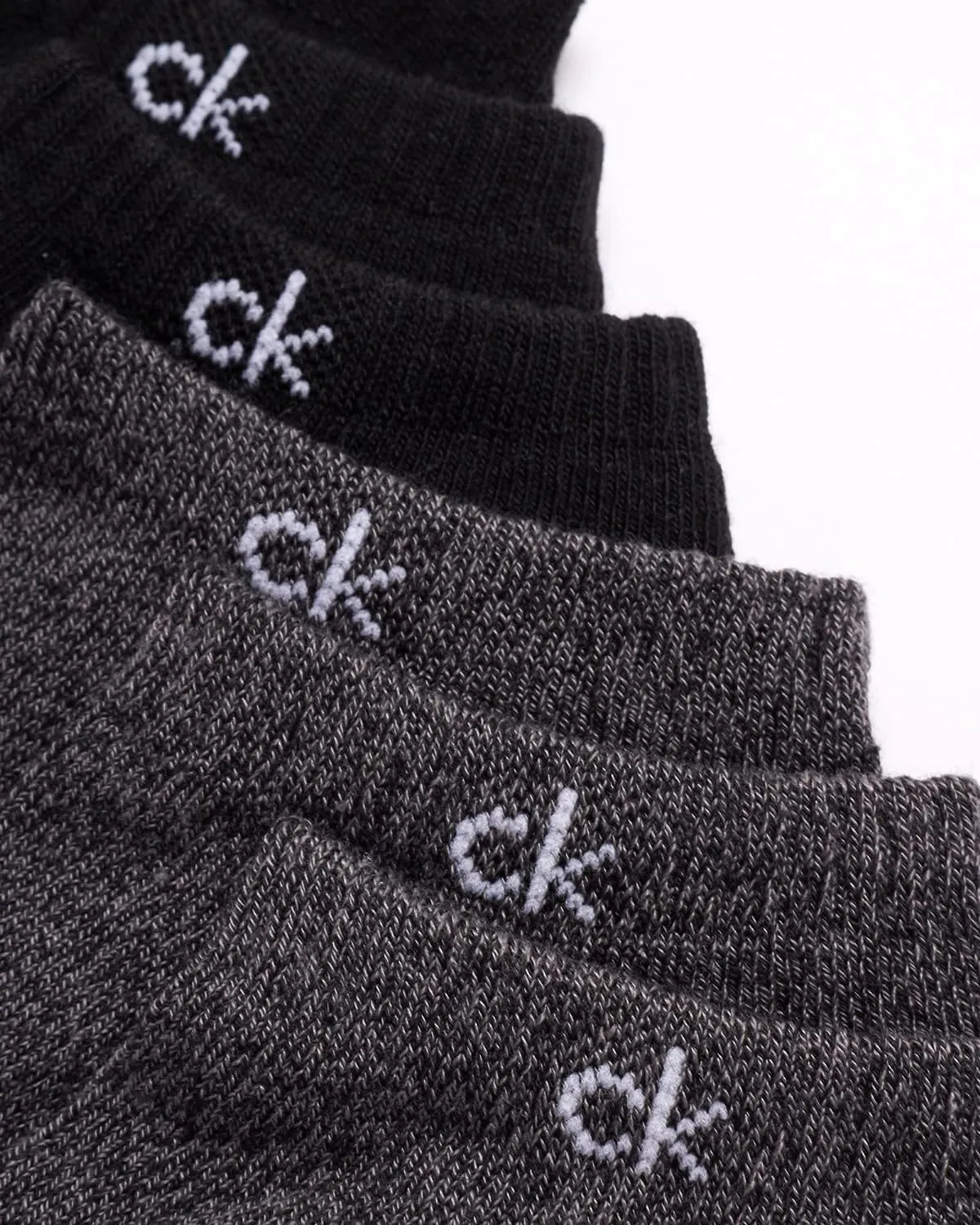 Calvin Klein Men's No Show Cushioned Athletic Low Cut Ankle Socks - 6 Pack Breathable Sport Socks for Men