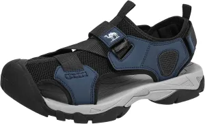 CAMEL CROWN Men’s Hiking Sandals Closed Toe Water Sandal for Men Outdoor Athletic Trail Walking Summer Size7-12