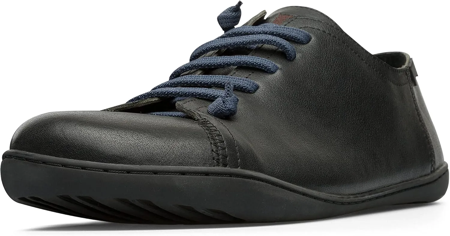 Camper Peu Men’s Fashion Sneakers - Ultra-Comfortable Leather Barefoot Shoes for Men with Comfort Footbed and Breathable Lining, Natural Foot Shape