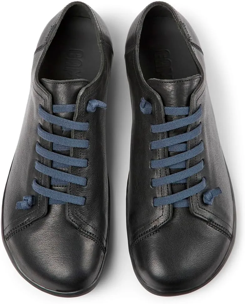 Camper Peu Men’s Fashion Sneakers - Ultra-Comfortable Leather Barefoot Shoes for Men with Comfort Footbed and Breathable Lining, Natural Foot Shape