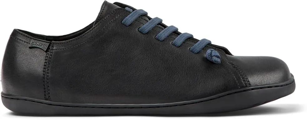 Camper Peu Men’s Fashion Sneakers - Ultra-Comfortable Leather Barefoot Shoes for Men with Comfort Footbed and Breathable Lining, Natural Foot Shape