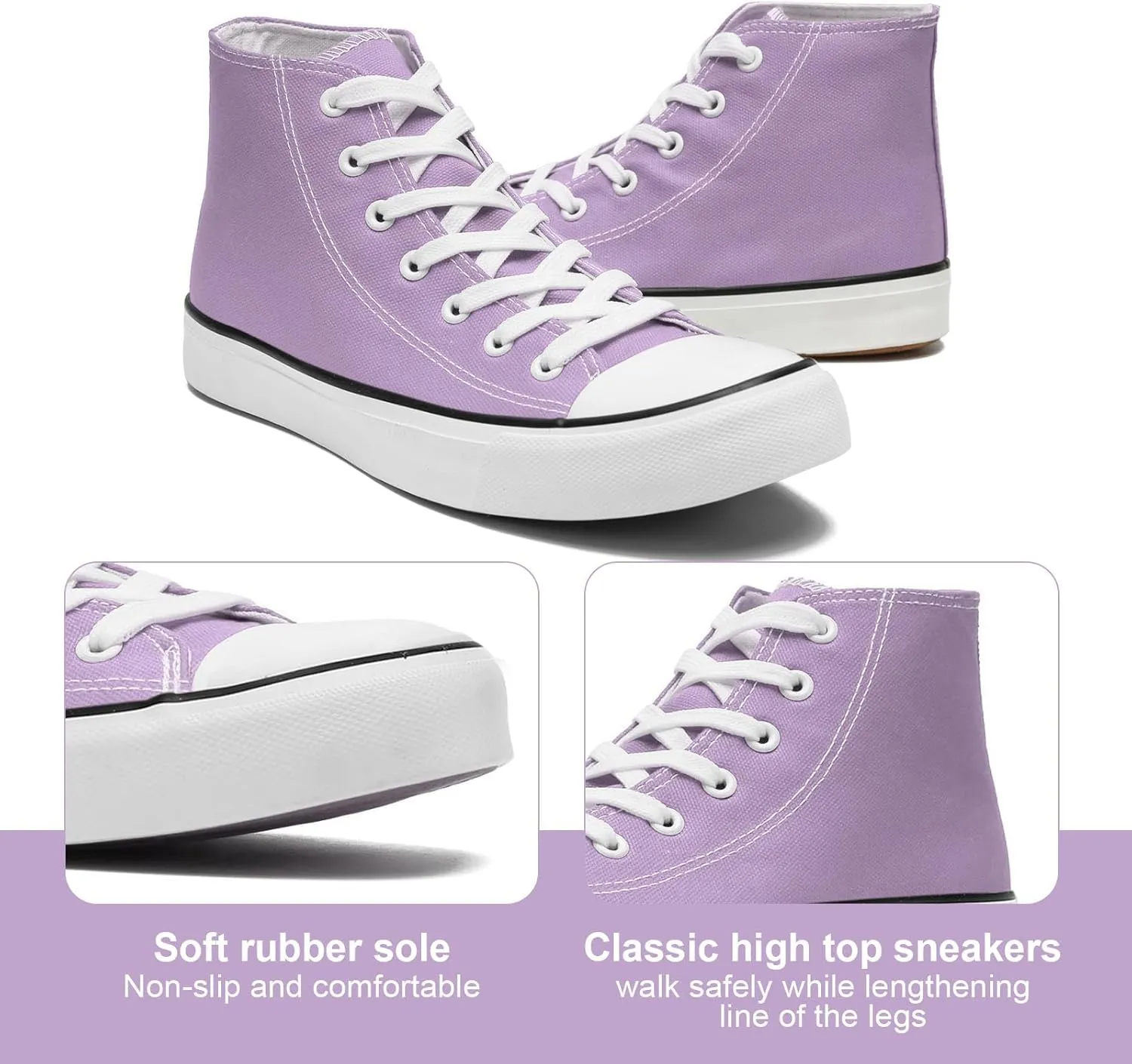 Canvas High Top Sneakers for Women Men Classic Lace Up Canvas Shoes Womens Mens Fashion High Top Sneakers Casual Tennis Walking Shoes