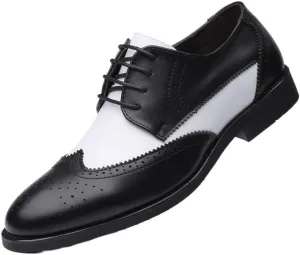 Casual Office Shoes for Men New Men Shoes Formal Shoes for Men Leather Vintage Italian Formal Dress Loafers Autumn Business Suit Party Wedding Brogue Shoes