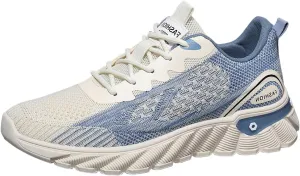 Casual Shoes Lace up Men's Shoes Summer New Breathable Casual Fly Weaving Mesh Mesh Running Sports