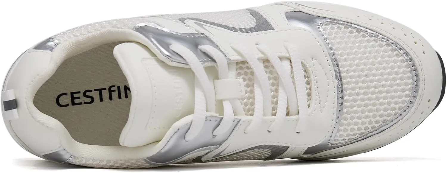 Cestfini Fashion Wedge Heeled Sneakers for Women