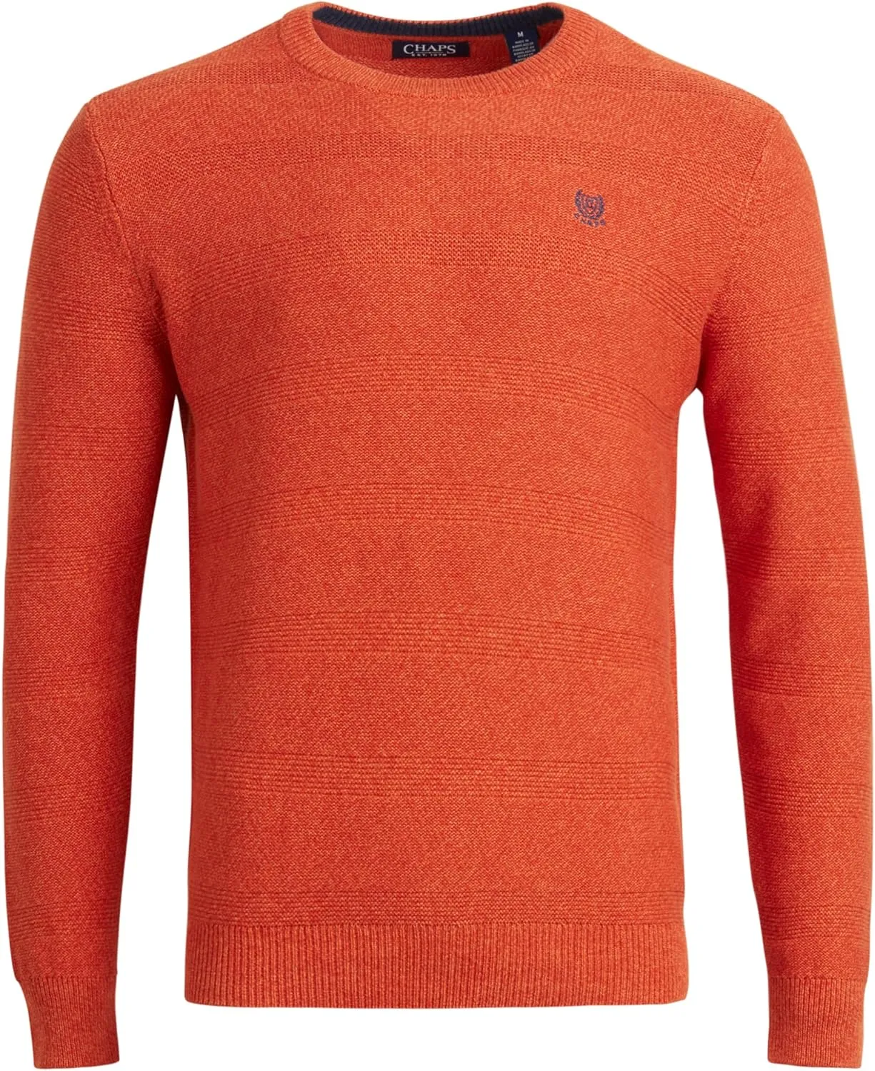 Chaps Men's Sweater - Heavyweight Classic Fit Knitted Cotton Crewneck Pullover Sweater for Men (Sizes: S-2XL)